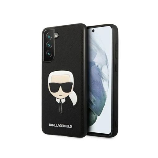 Karl Lagerfeld Phone Case Head Embossed (Samsung S22+, black)