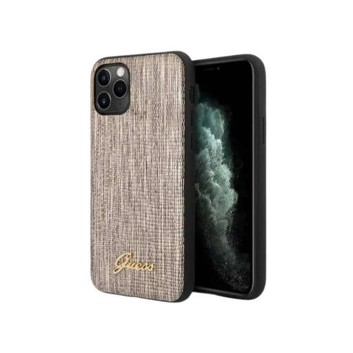 Guess Phone Case Lizard Print (iPhone 11 Pro, gold)