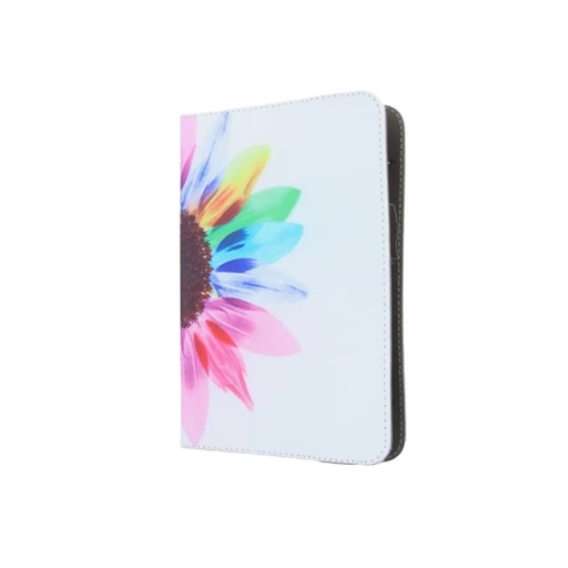 Tablet Bookcase Sunflower (Tablet 9“-10“, white)