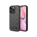 Karl Lagerfeld Phone Case Saffiano Monogram Metal Plate