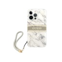 Guess Phone Case Marble Design Cord